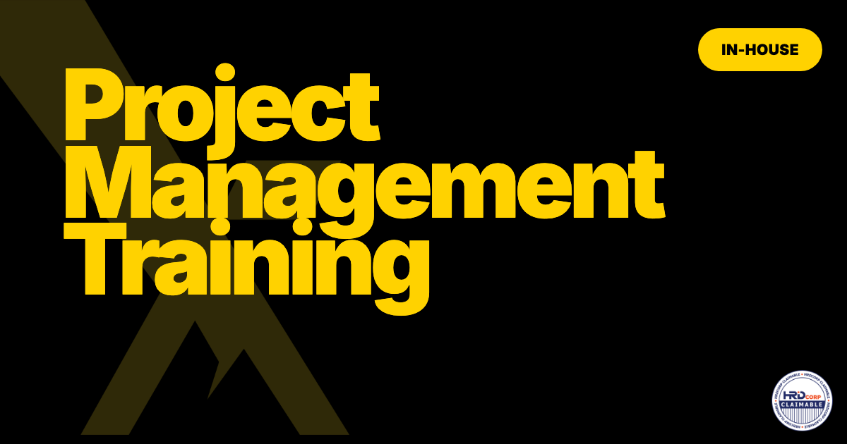 Project management training cover